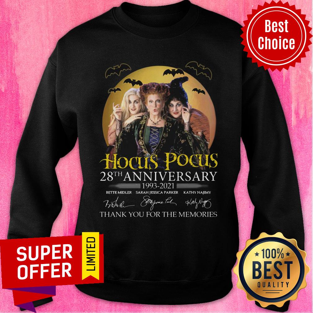 Hocus Pocus 28th Anniversary 1993-2021 Thank You For The Memories Shirt - Image 5