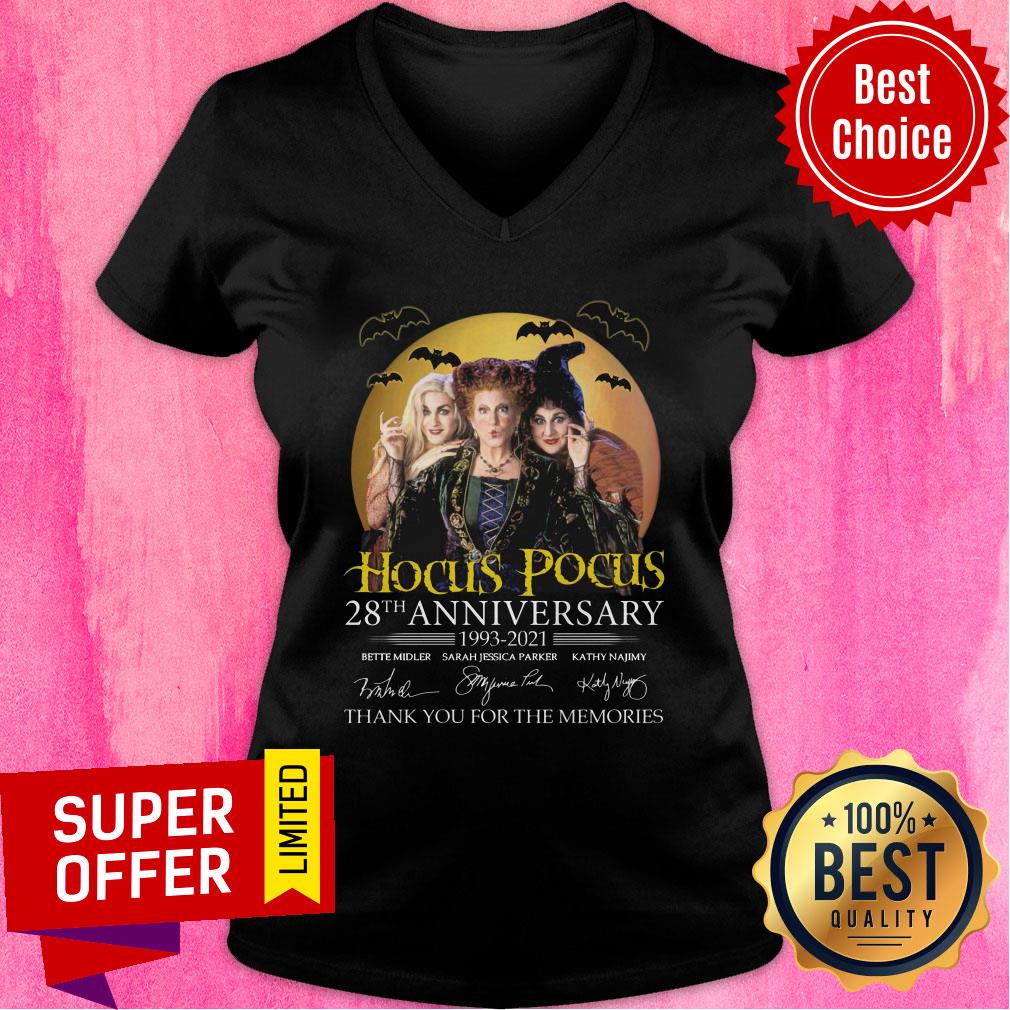 Hocus Pocus 28th Anniversary 1993-2021 Thank You For The Memories Shirt - Image 3
