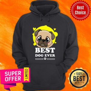 Alternative view of Top Pug Best Dog Ever Shirt