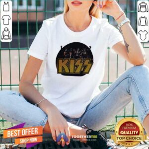 Alternative view of Beautiful Band Kiss Shirt