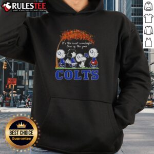 Alternative view of Awesome Peanuts It's The Most Wonderful Time Of The Year Indianapolis Colts Football T-Shirt