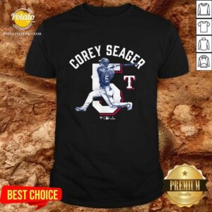 Corey Seager Royal Texas Rangers Player Swing T-Shirt
