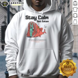 Alternative view of Funny Stay Calm Get Eaten Just Another Day Surviving Bad Decisions Diver T-Shirt