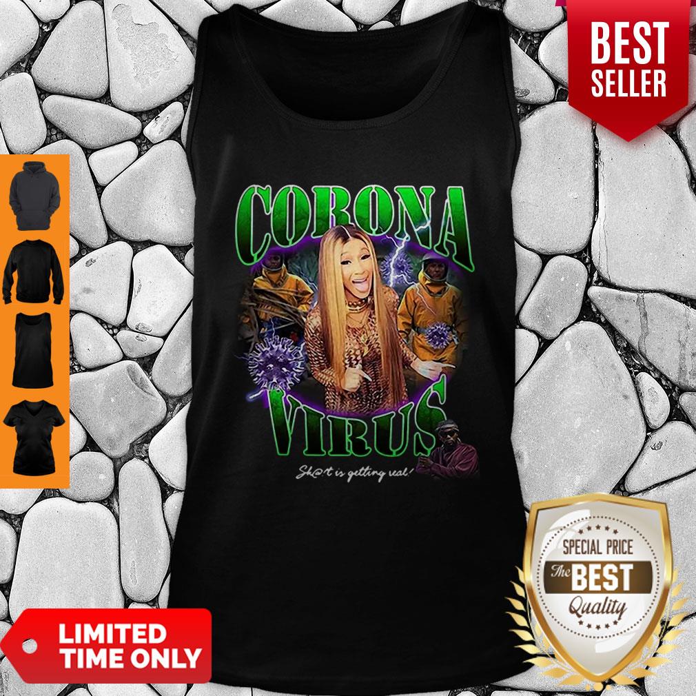 Awesome Cardi B Coronavirus Short Is Getting Val Shirt - Image 3