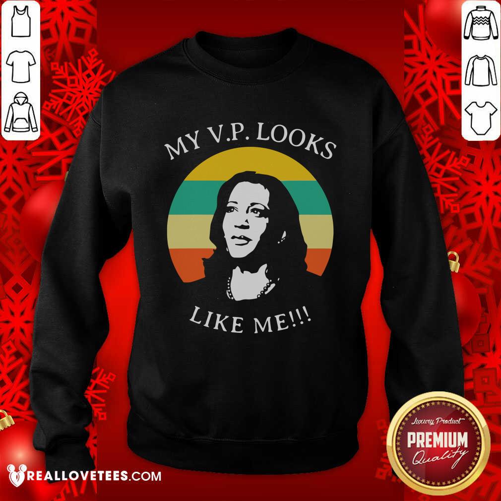 Top My Vp Looks Like Me Congratulations Kamala Harris Vintage Shirt - Image 3