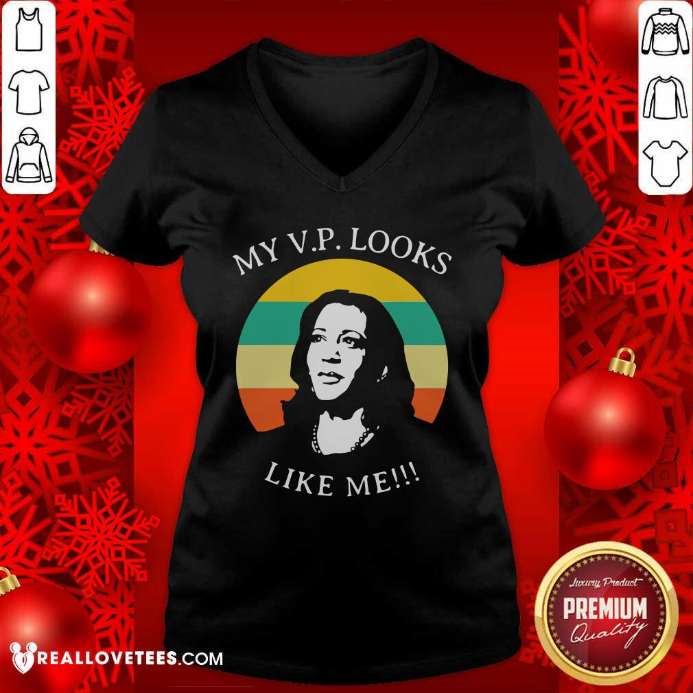 Top My Vp Looks Like Me Congratulations Kamala Harris Vintage Shirt - Image 5