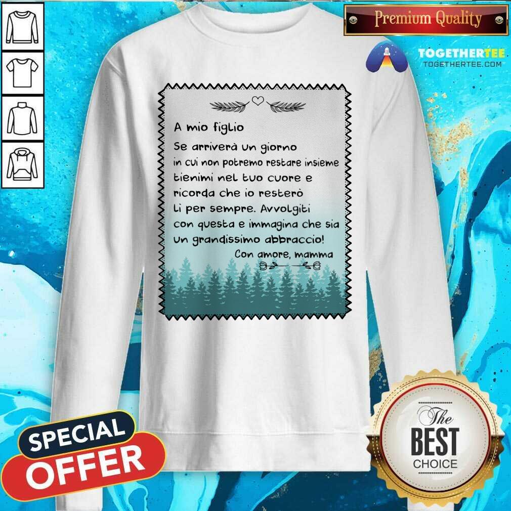 A Mio Giglio Con Amore Mamma Shirt - Image 2