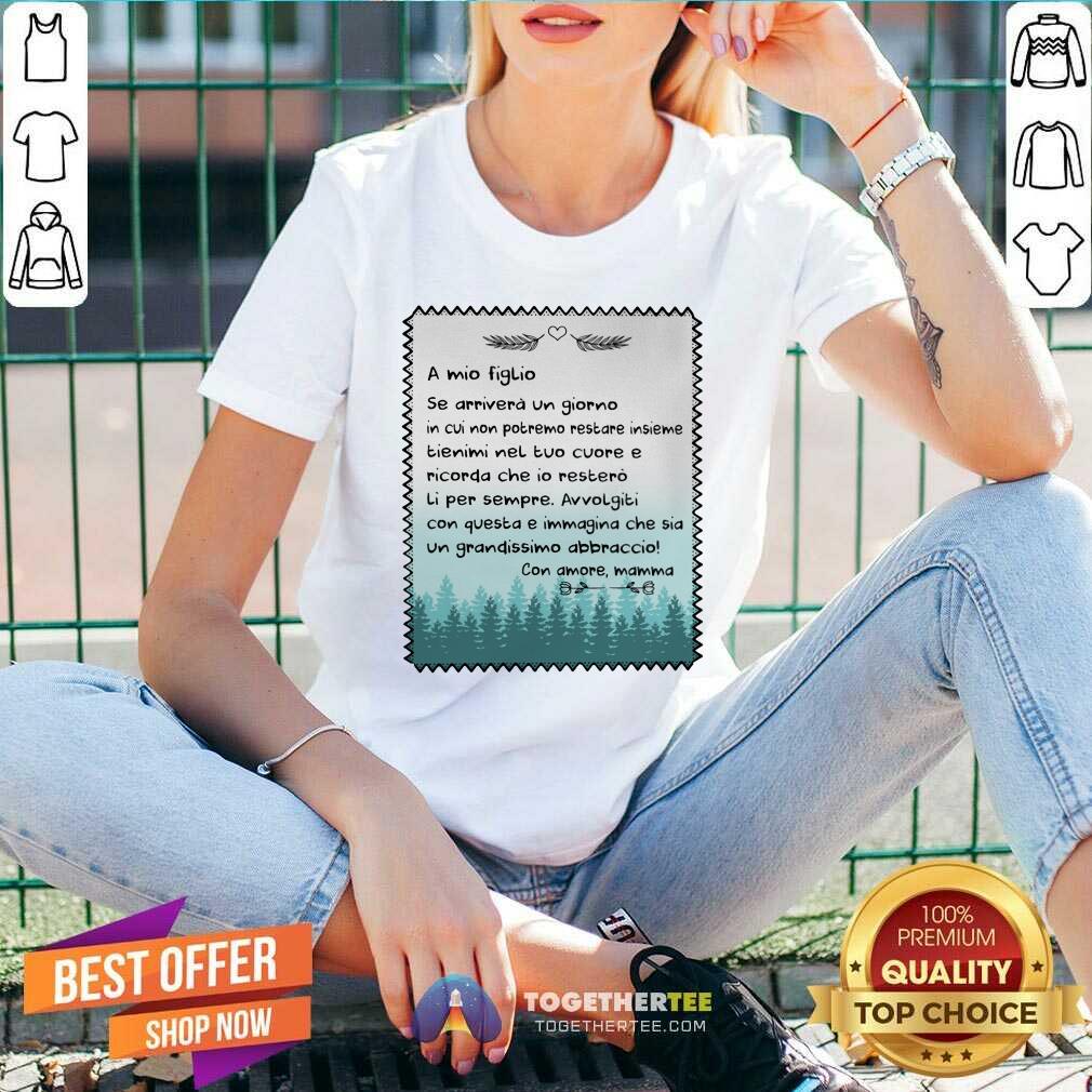 A Mio Giglio Con Amore Mamma Shirt - Image 3