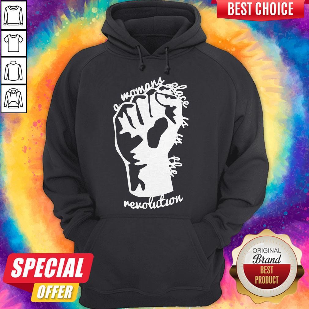 A Womans Place Is In The Revolution Black Lives Shirt - Image 2
