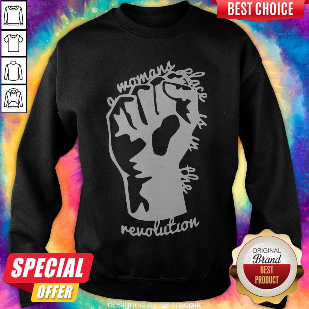 A Womans Place Is In The Revolution Black Lives Shirt - Image 5