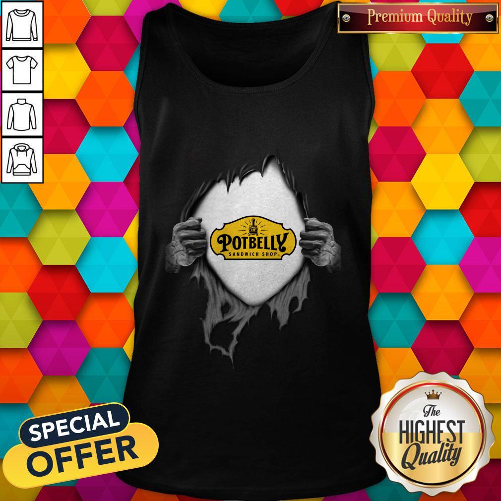 Blood In Side Me Potbelly Shirt - Image 3