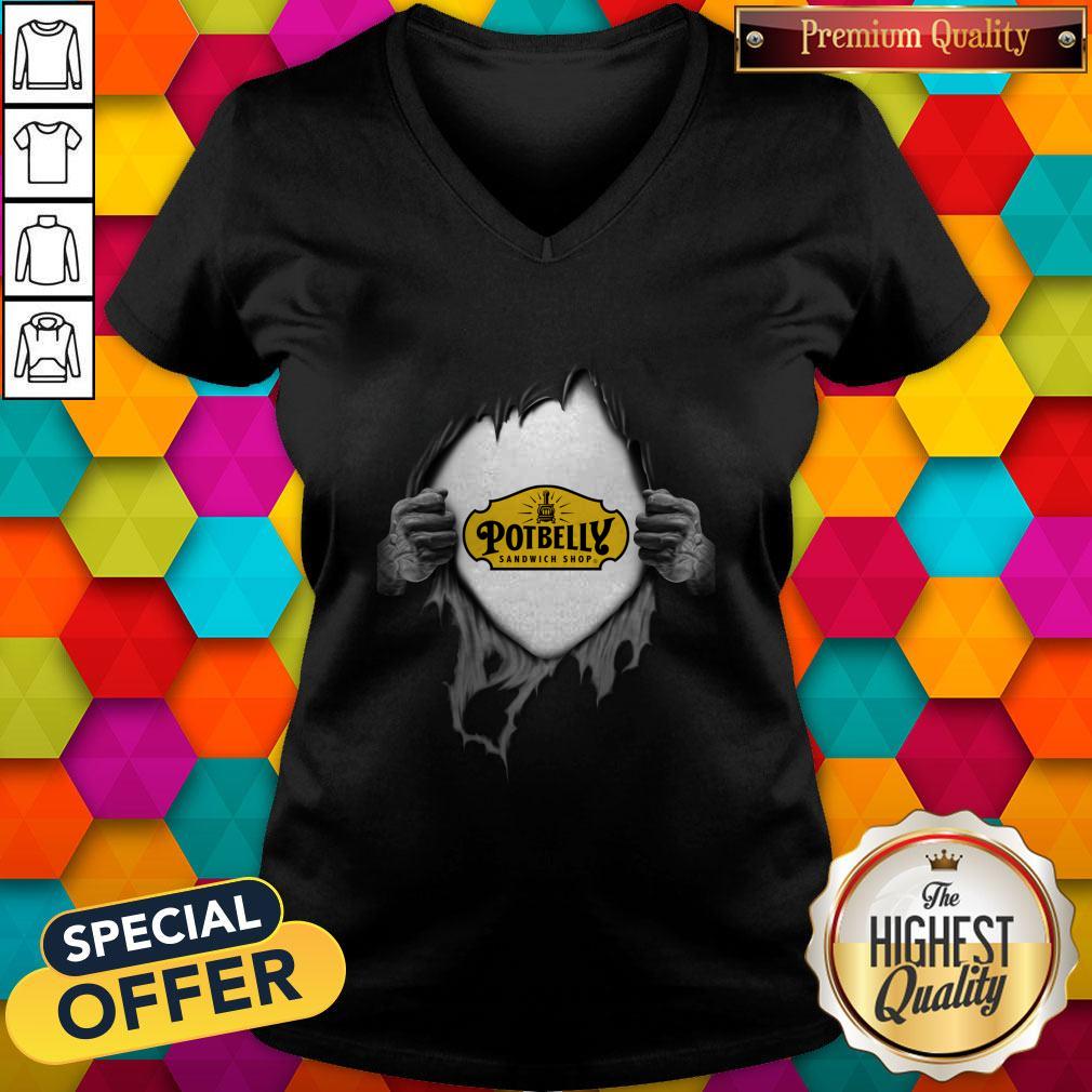 Blood In Side Me Potbelly Shirt - Image 2