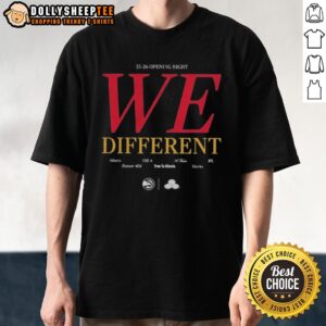 Nice Atlanta Hawks WE Different 25-26 Opening Night T-Shirt