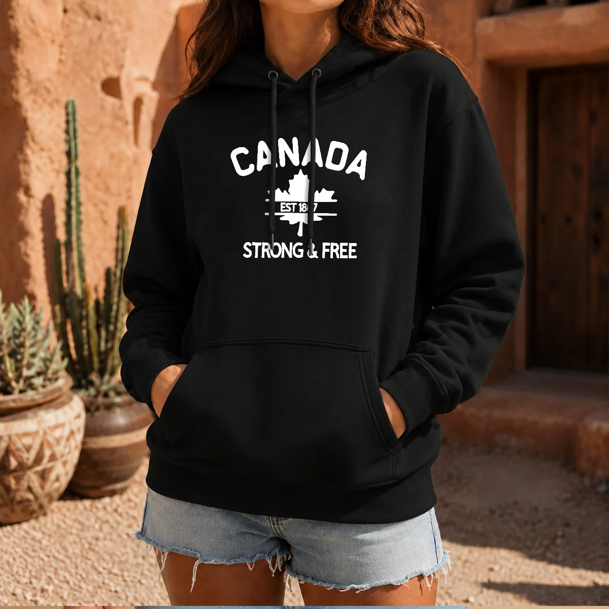 Hot Canada Est 1867 Strong & Free Maple Leaf Shirt - Image 6