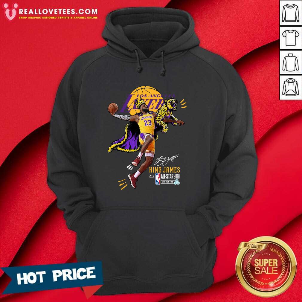 Funny Los Angeles Lakers King James All Star 2019 Signature Shirt - Image 4