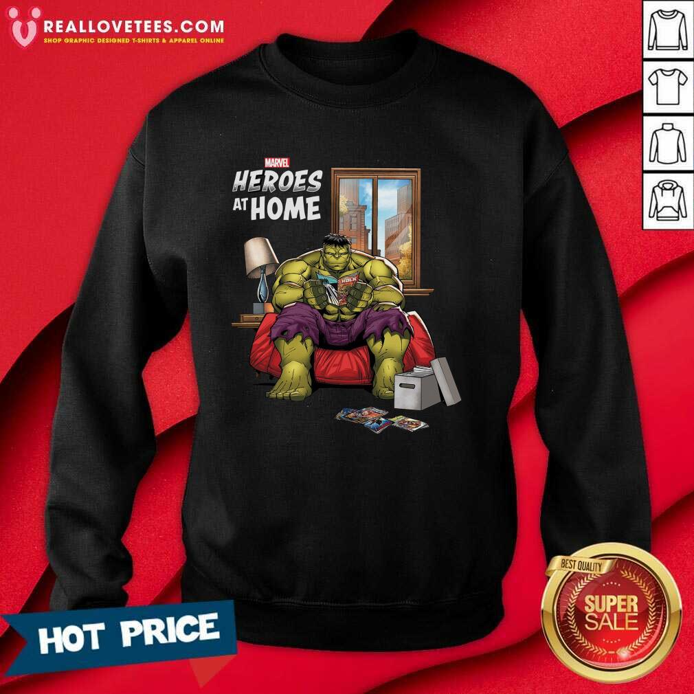 Happy Marvel Heroes At Home Hulk Shirt - Image 3