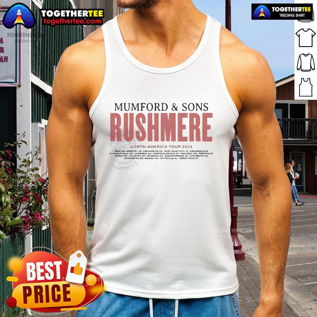 Official Mumford & Sons & Rushmere 2025 North America T-Shirt - Image 4