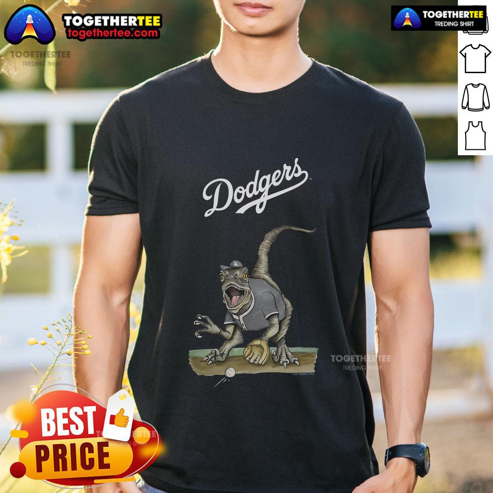 Original Los Angeles Dodgers Tiny Turnip Velociraptor T-Shirt