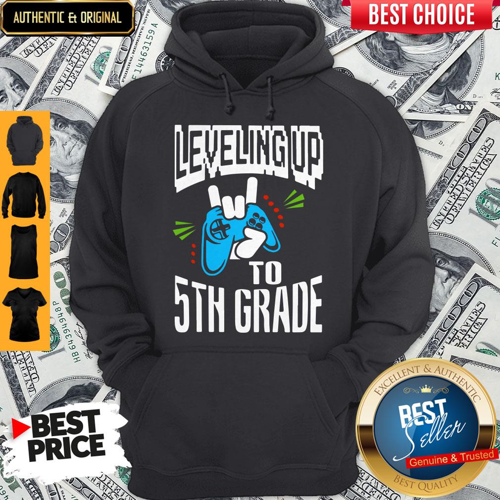 Premium Leveling Up To 5Th Grade Shirt - Image 5