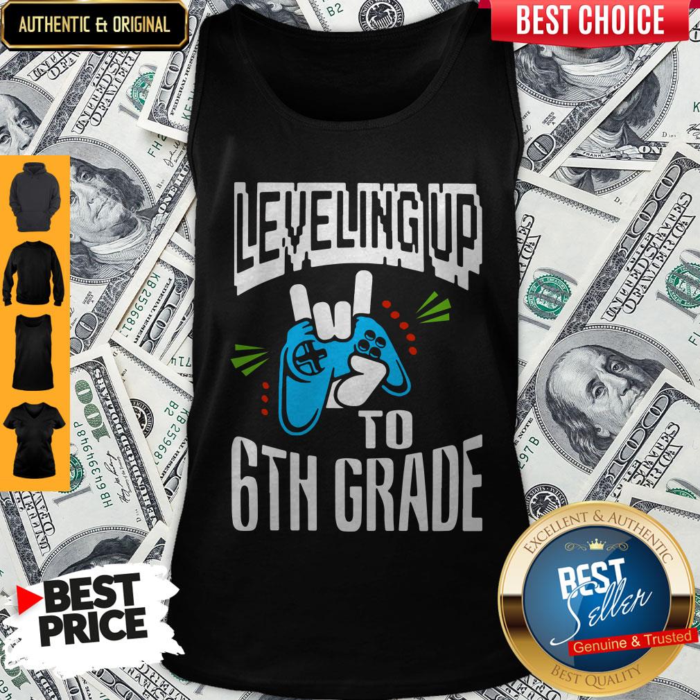 Top Leveling Up To 6th Grade Shirt - Image 3