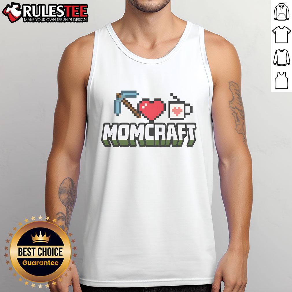 Funny Momcraft Mother's Day Gamer Minecraft T-Shirt - Image 4
