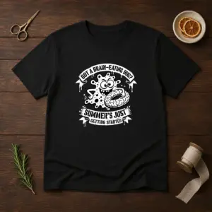 Good Brain Eating Bug Summer Stencil Shirt