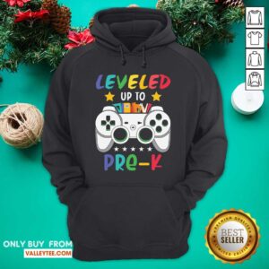 Alternative view of Game Console Leveled Up To Pre-k Shirt