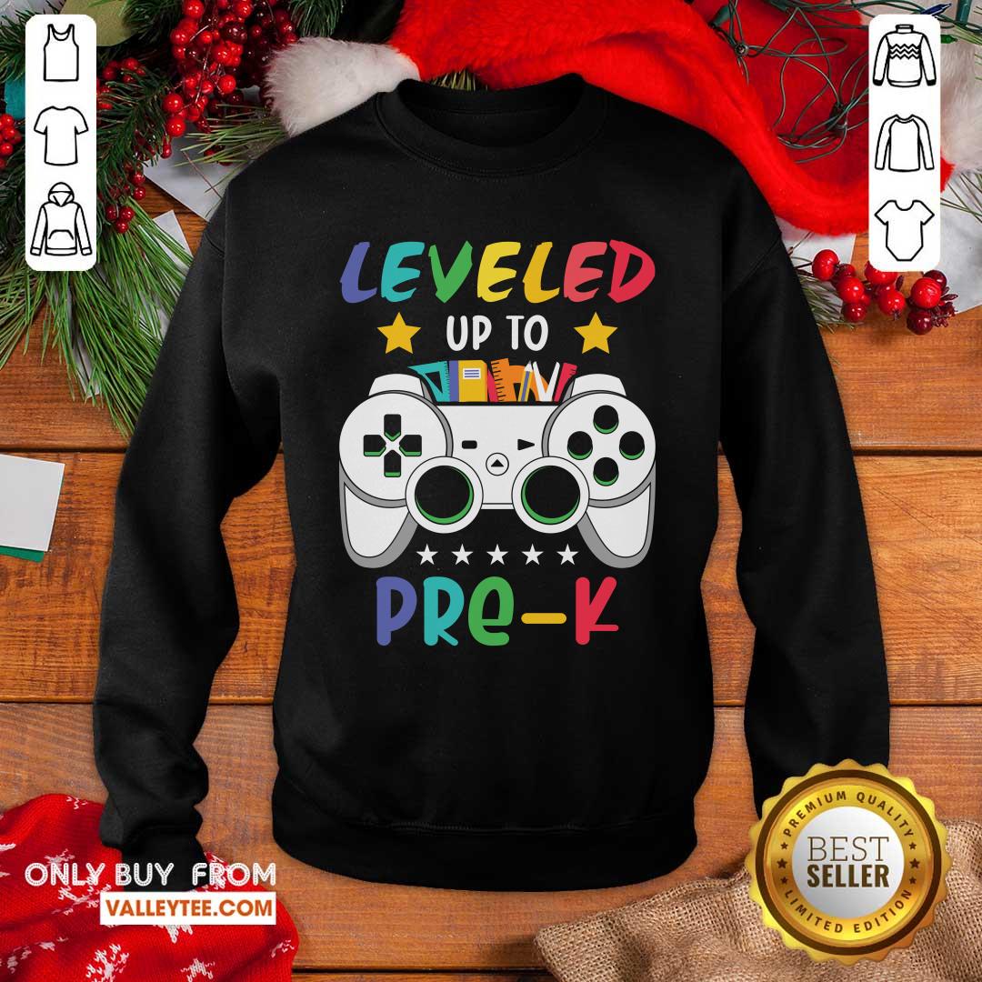 Game Console Leveled Up To Pre-k Shirt - Image 5