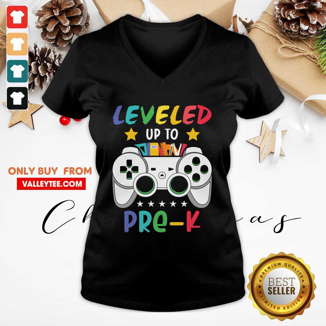 Game Console Leveled Up To Pre-k Shirt - Image 3