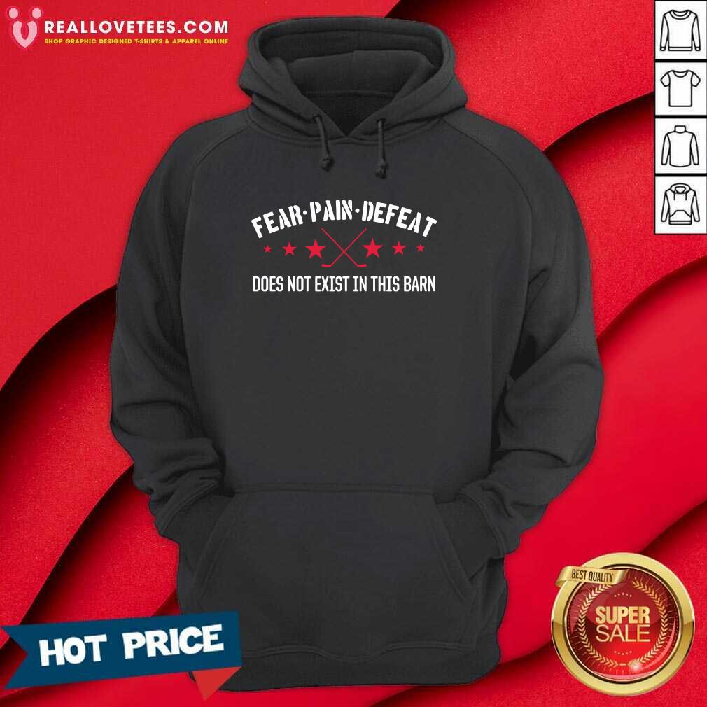 Hot Fear Pain Defeat Do Not Exist Shirt - Image 4