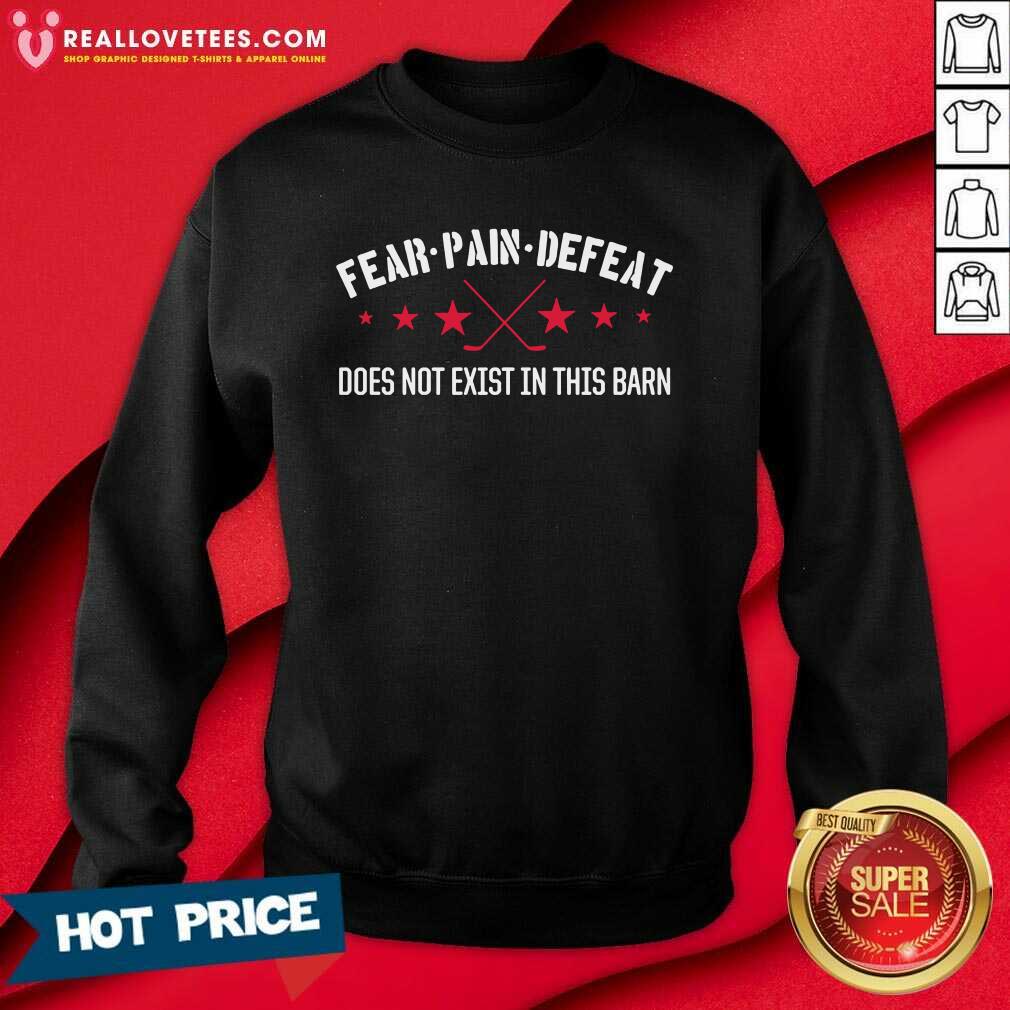 Hot Fear Pain Defeat Do Not Exist Shirt - Image 3