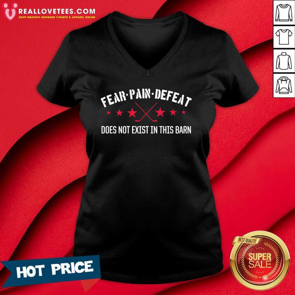 Hot Fear Pain Defeat Do Not Exist Shirt - Image 5