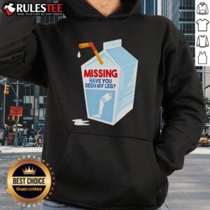 Alternative view of Funny Missing Have You Seen My Leg Milk Box T-Shirt