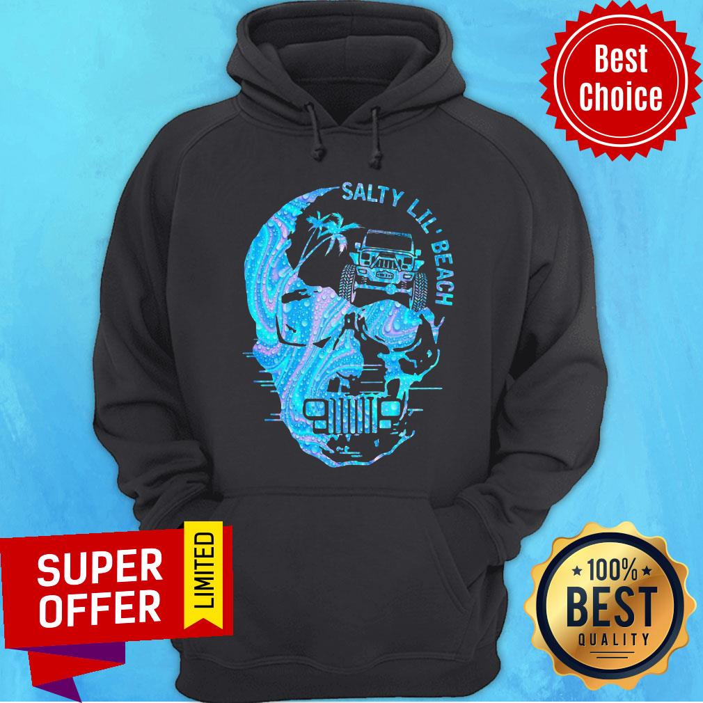 Nice Skull Salty Lil Beach Shirt - Image 2