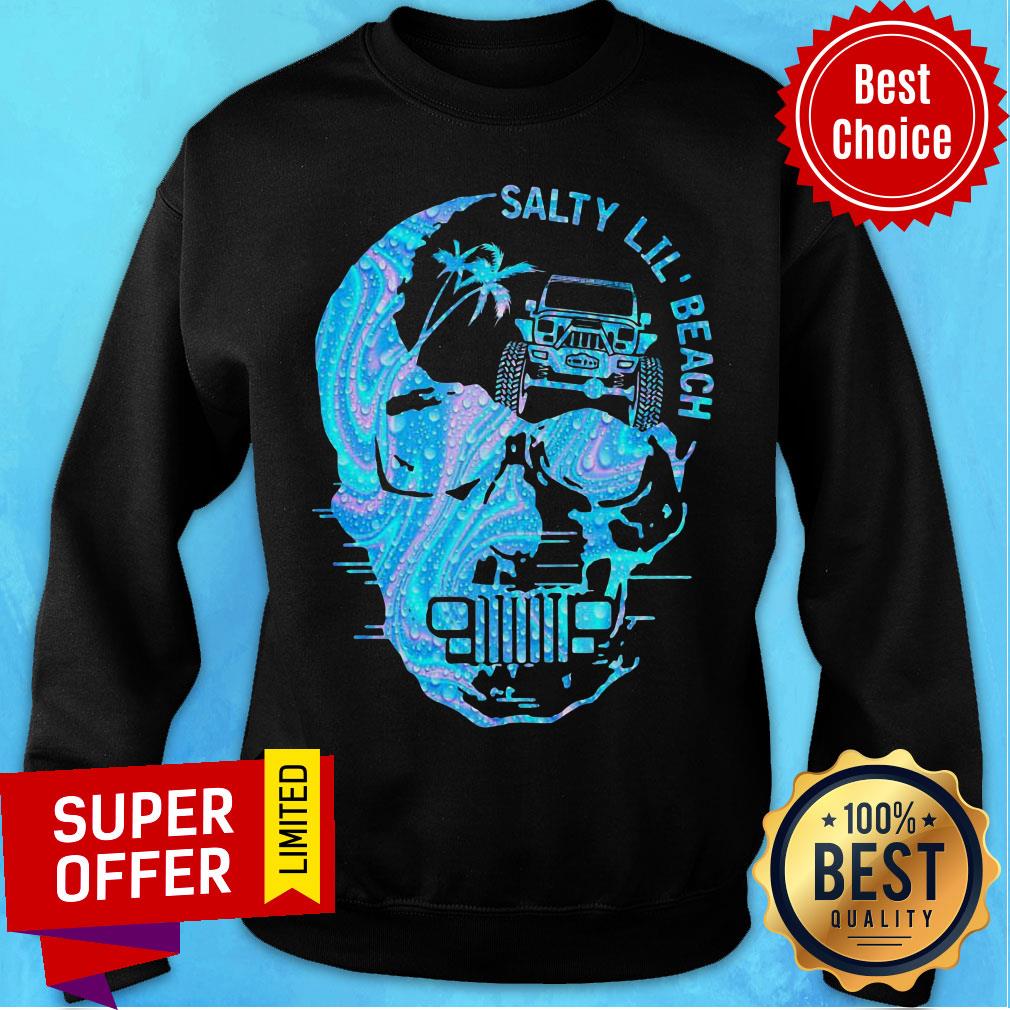 Nice Skull Salty Lil Beach Shirt - Image 5