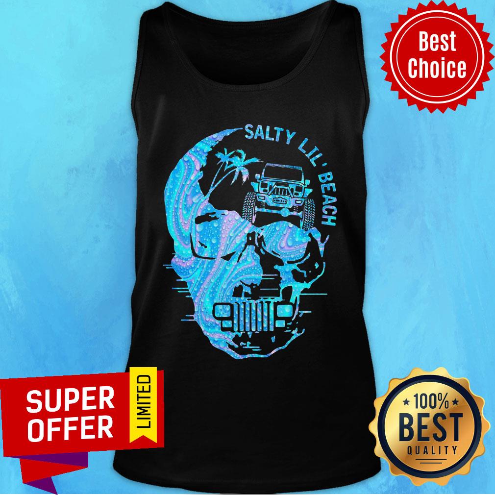 Nice Skull Salty Lil Beach Shirt - Image 4