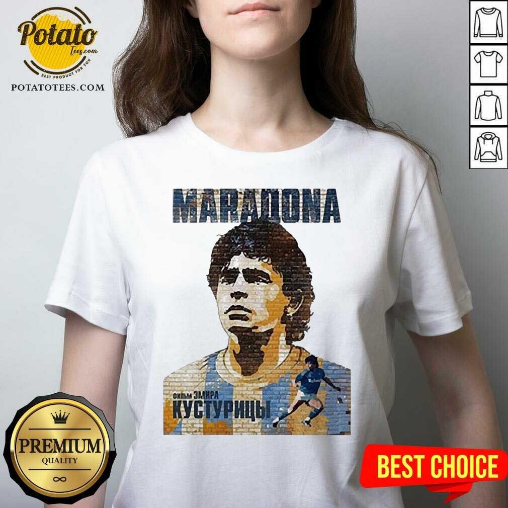 Top RIP Maradona Diego We Will Miss You Diego Maradona Footballer Football Shirt - Image 3