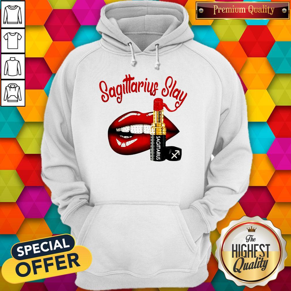 Top Sagittarius Slay Lips Shirt - Image 5
