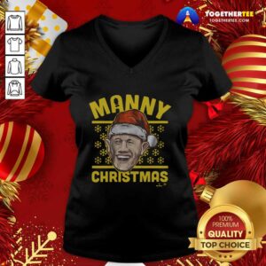 Alternative view of Good Manny Christmas San Diego Shirt