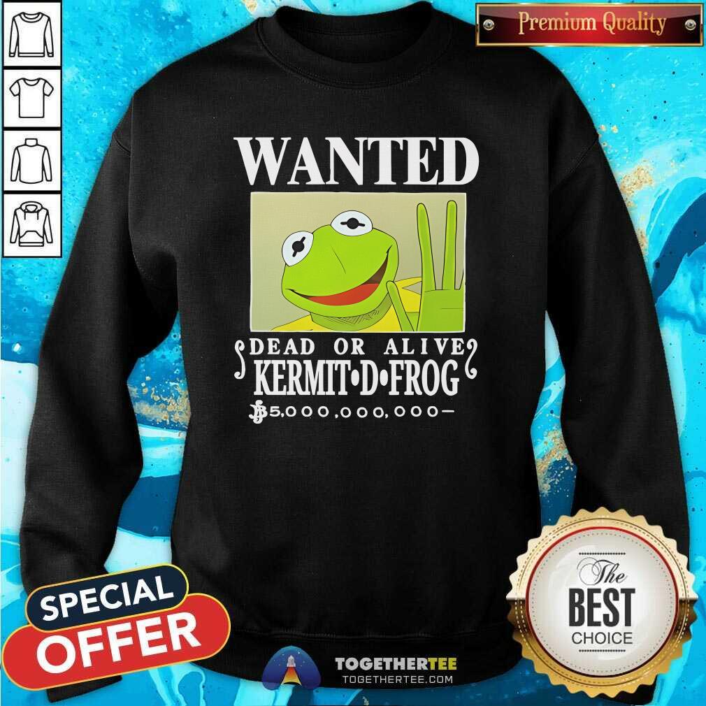 Good Wanted Dead Or Alive Kermit D. Frog T-Shirt - Image 4