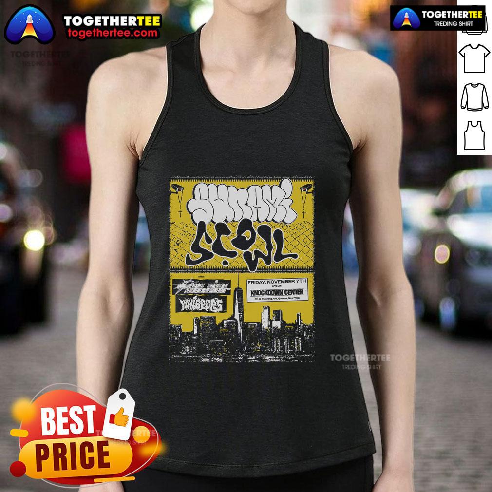 Official Sunami Scowl Queens New York November 7 2025 Poster T-Shirt - Image 4