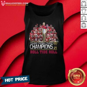 Alternative view of Top College Football Playoff 2021 Champions Roll Tide Roll Shirt
