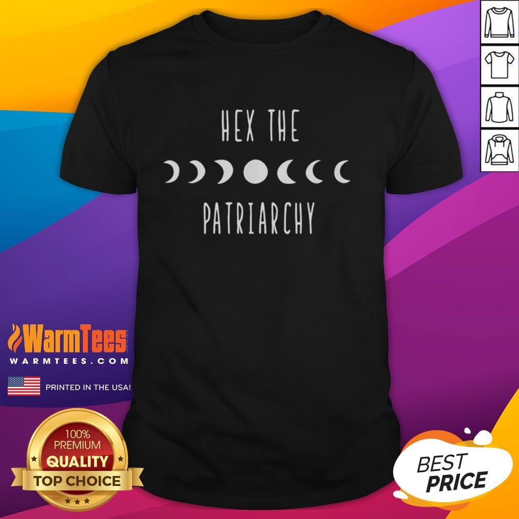 Official Hex The Patriarchy Moon Phase Witchcraft Witch Feminism T-Shirt