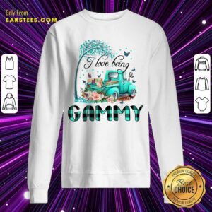 Alternative view of Car And Flowers I Love Being Gammy Shirt
