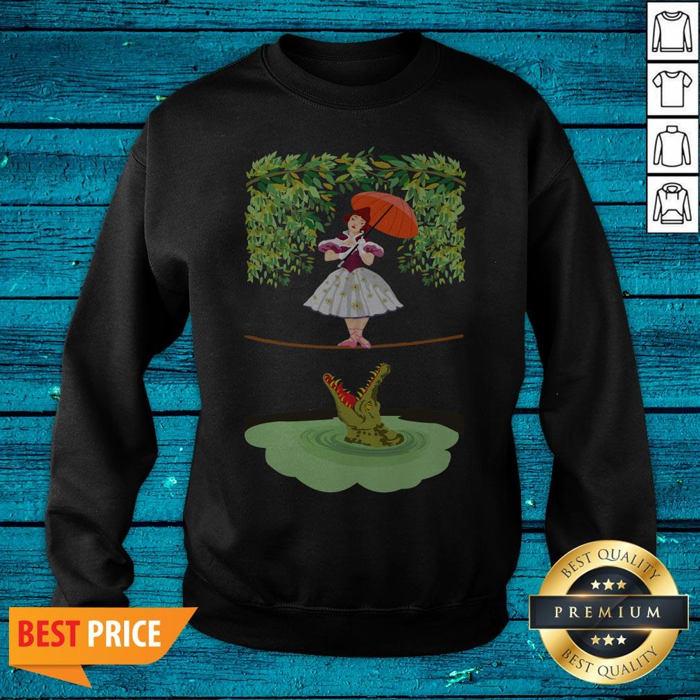 Cute Halloween The Crocodile Girl Deadly Circus Shirt - Image 2