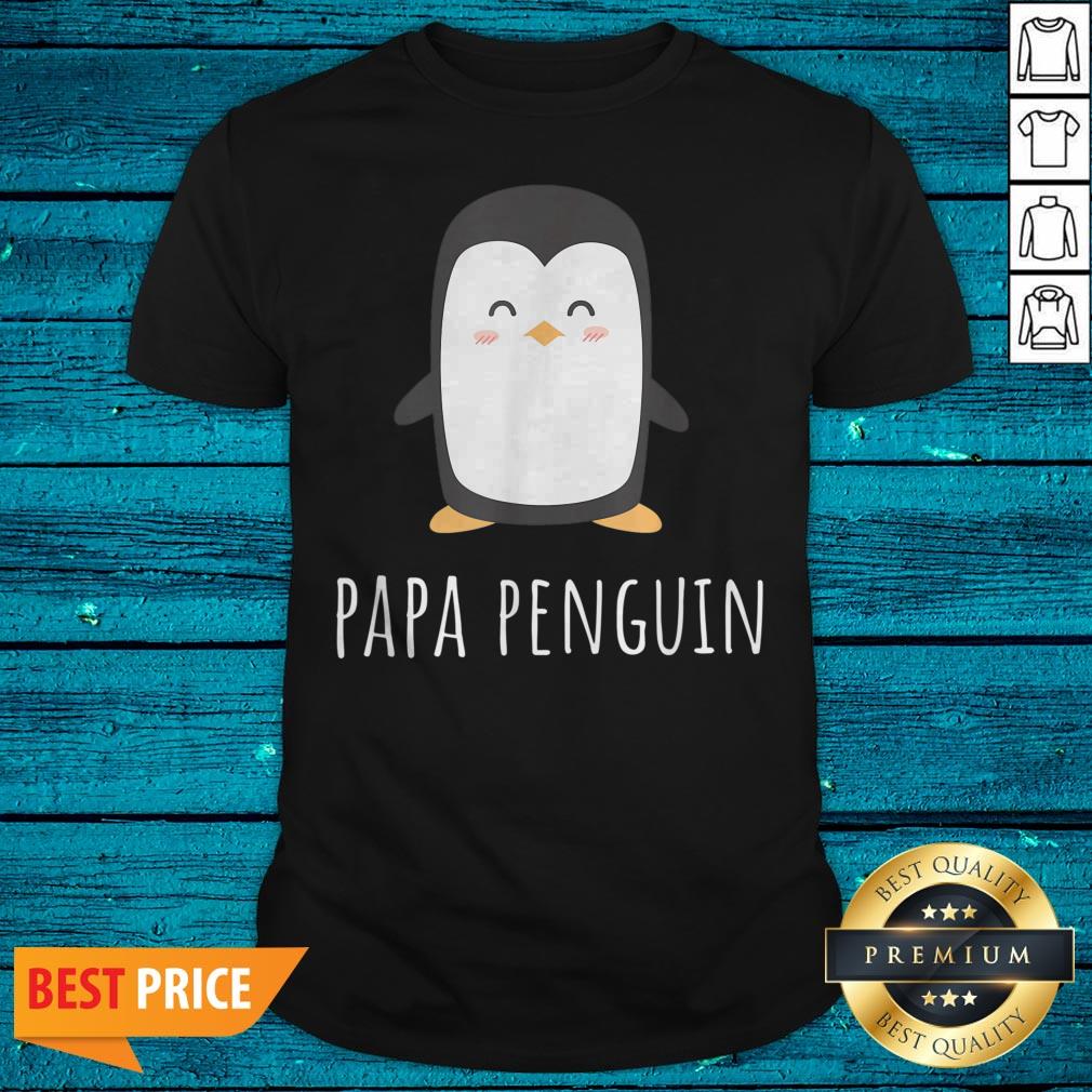 Cute Penguin Papa Shirt