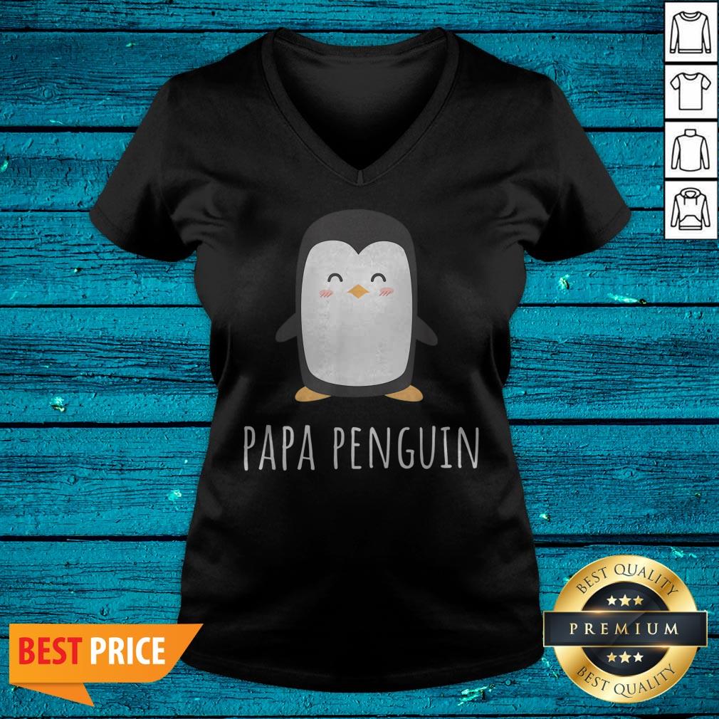 Cute Penguin Papa Shirt - Image 4