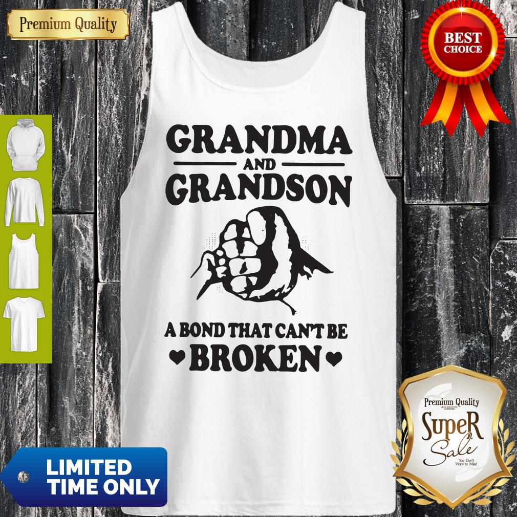 Official Grandma and Grandson A Bond That Can’t Be Broken White Version Shirt - Image 5