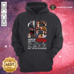 Alternative view of Good 16 Years Of 2005 2021 Criminal Minds Signatures Thank You For The Memories Shirt