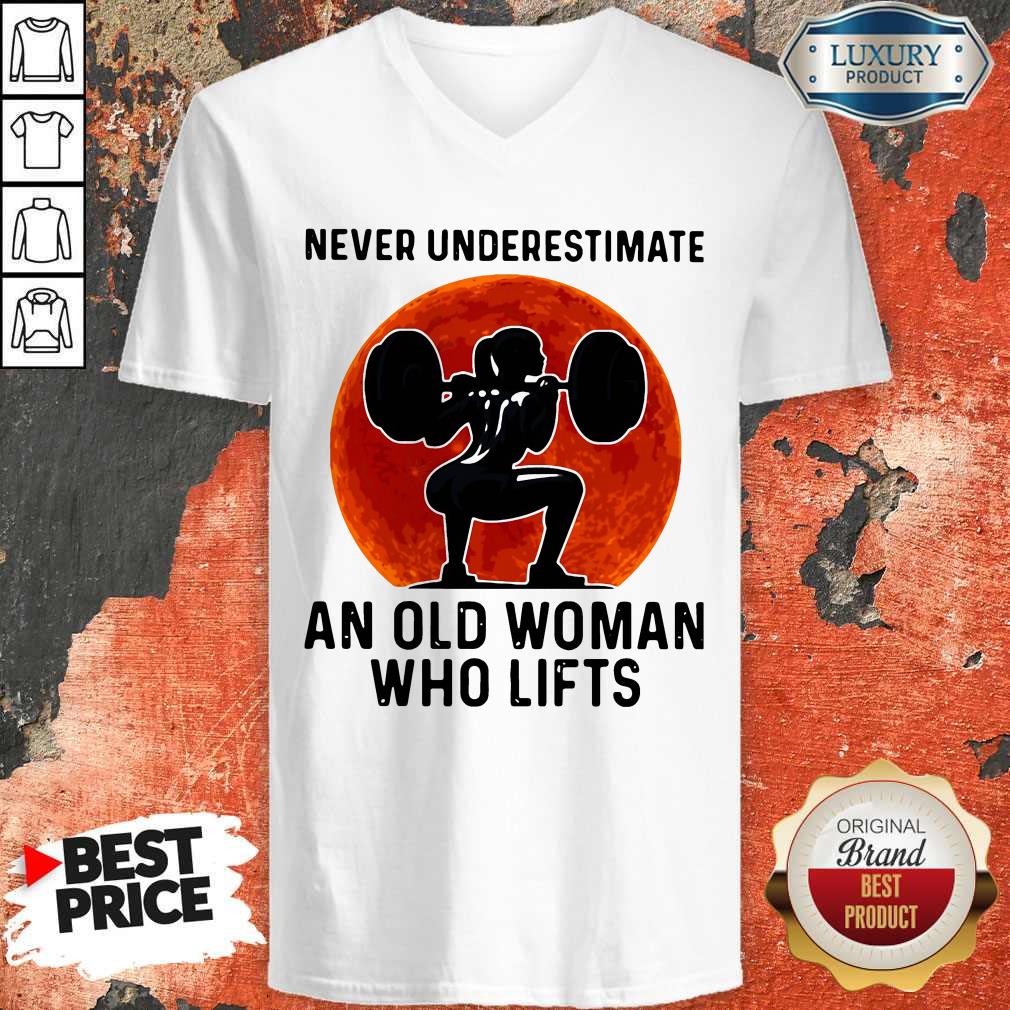 Top Gym Never Underestimate An Old Woman Who Lifts Shirt - Image 3